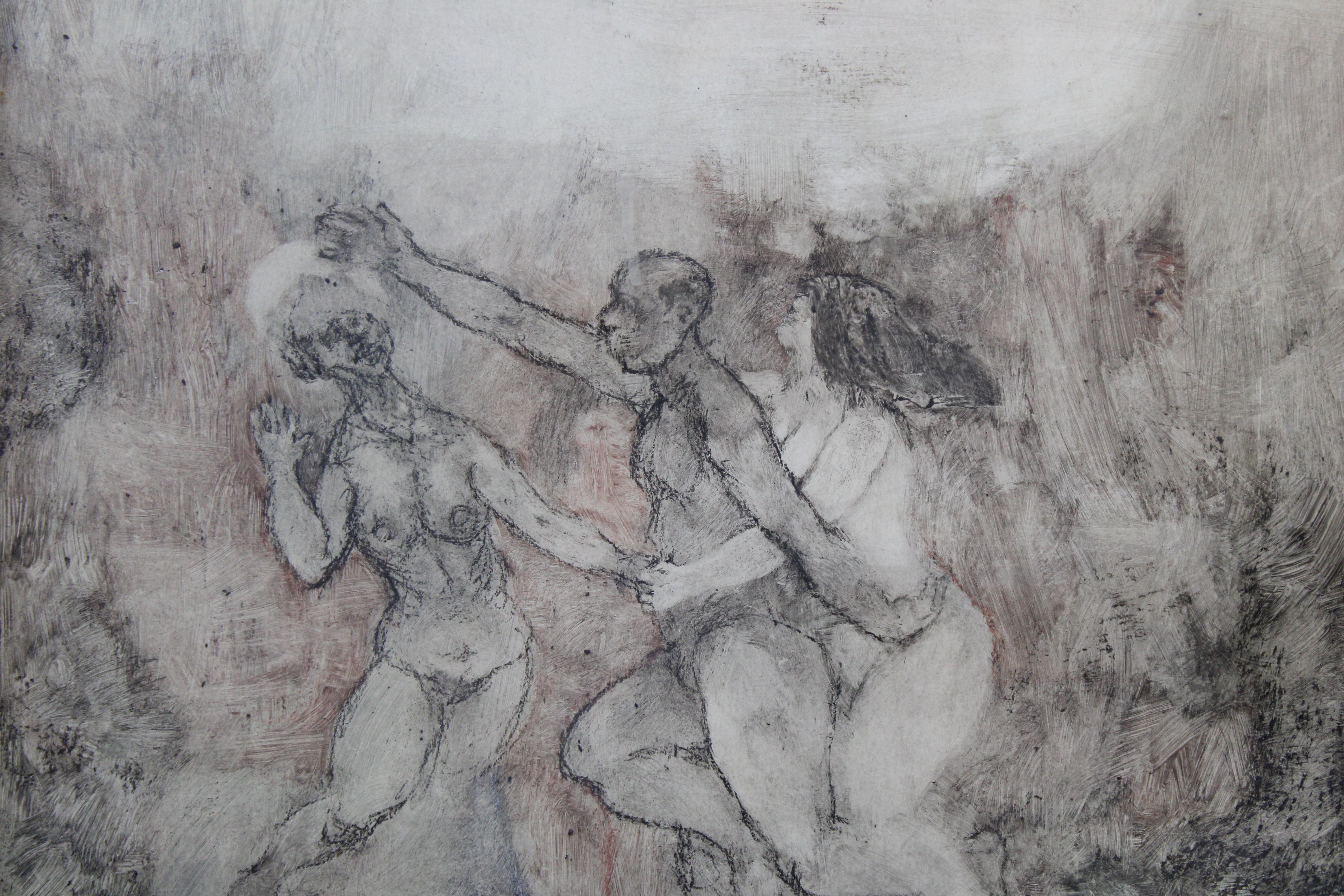 Ne jamais combattre « » au-dessus d'un homme « » Femmes - Art de Roland Ayers