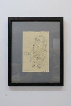 Black & White Sketch of Leonard 