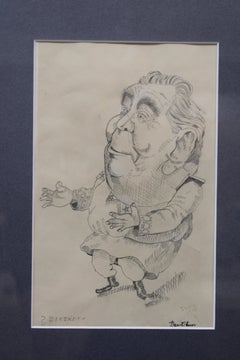 Schizzo in bianco e nero di Leonard