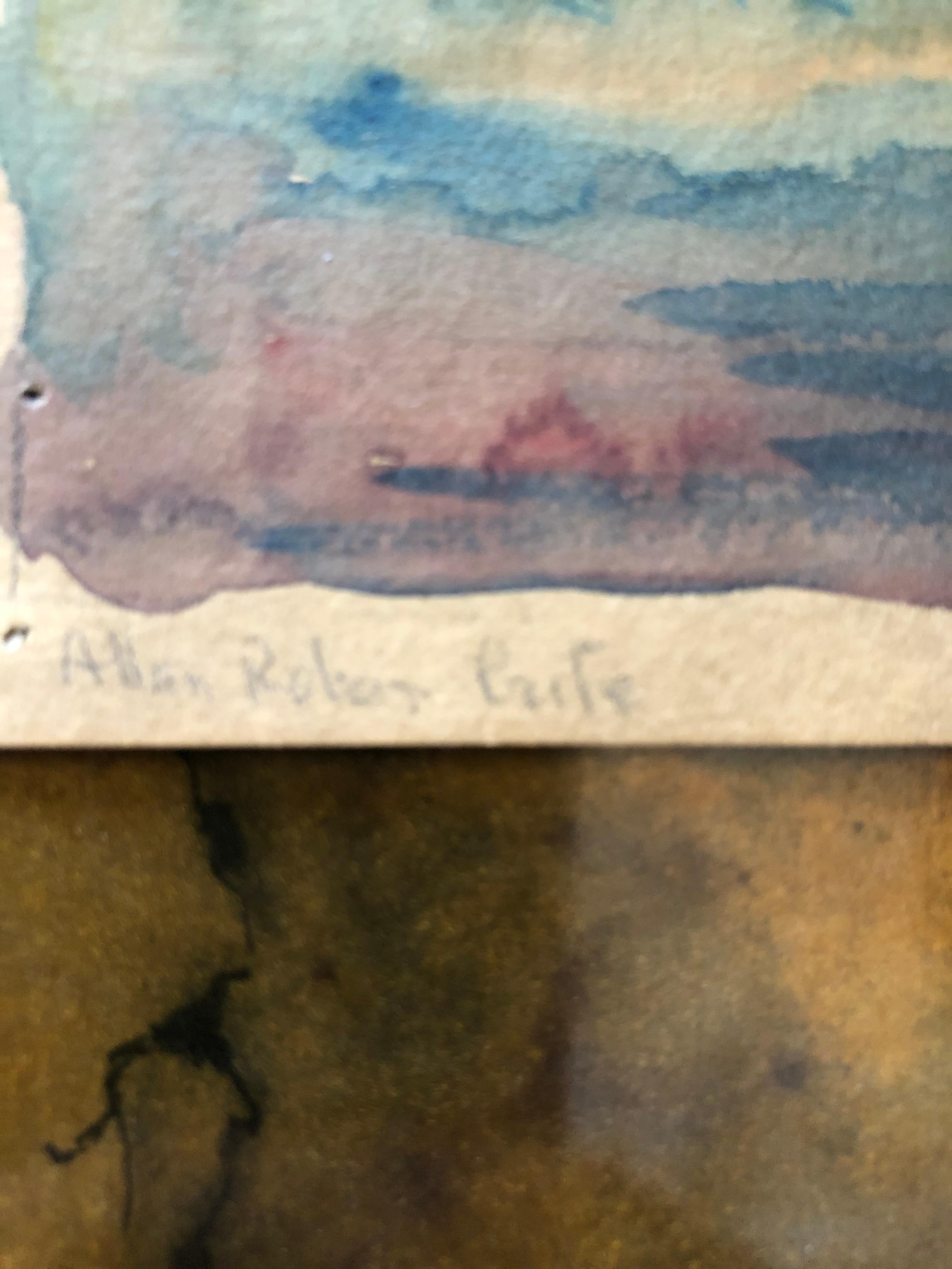 Allan Rohan Crite: 1910-2007. Well listed African American artist. He has had auction results over $200,000 for a painting. He is mostly associated with the Boston area. This watercolor on pa could be Boston Harbor or the North Shore. Probably done