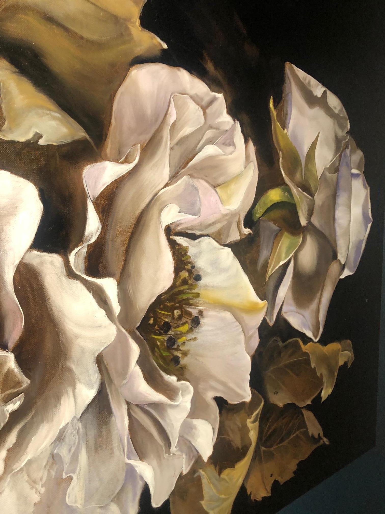 'Tonight', Classic still life figurative oil painting on linen, 2020 5