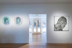 'Hostile Territory' by South African artist Conrad Botes, reverse glass painting