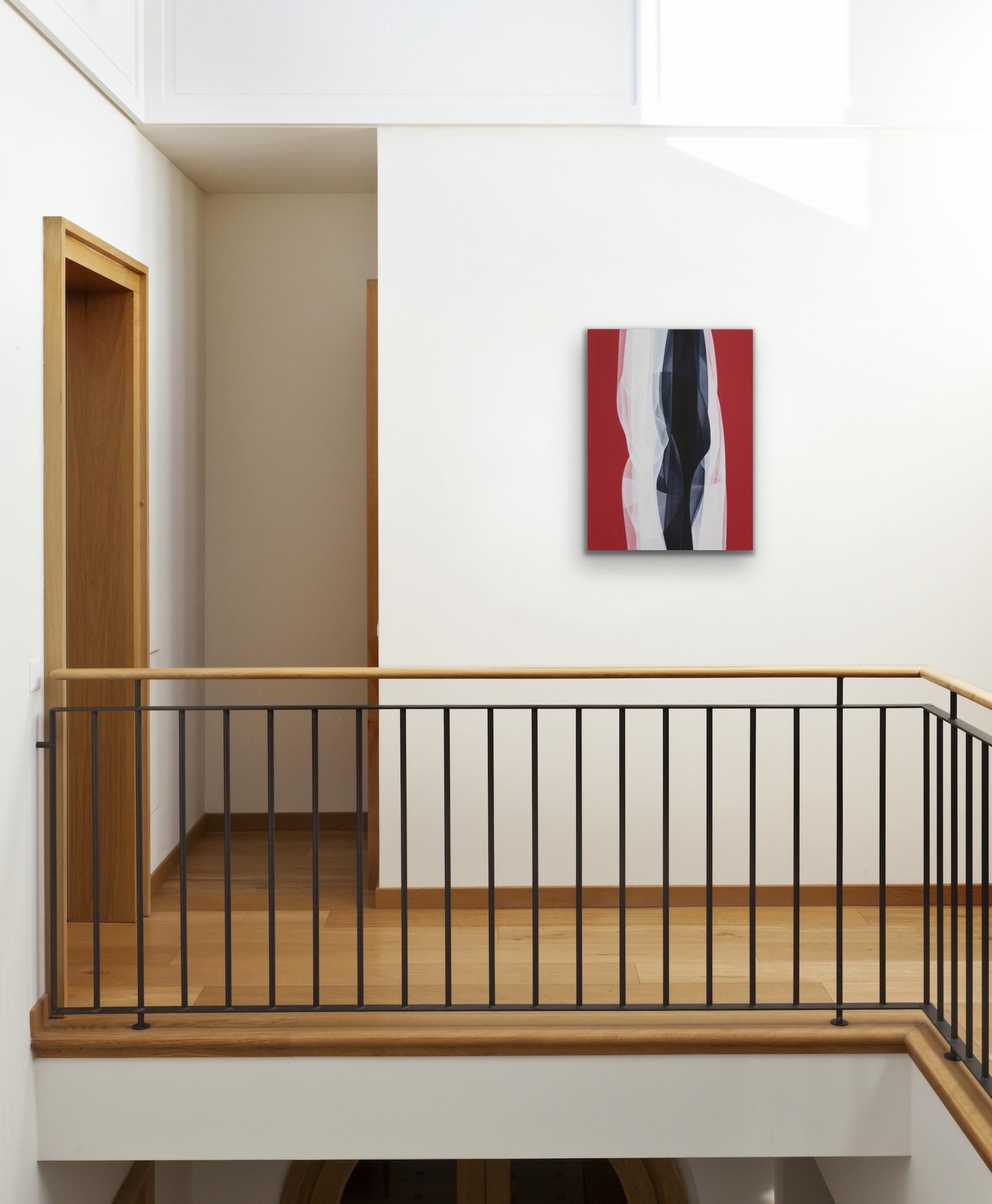 Agneta Ekholms Arbeiten sind per Definition abstrakt und entstehen ganz aus der Vorstellungskraft und der Auseinandersetzung mit ihrem technischen Prozess. Jedes Bild entsteht auf der Leinwand: Es gibt keine Arbeitszeichnungen. Die Gemälde sind das