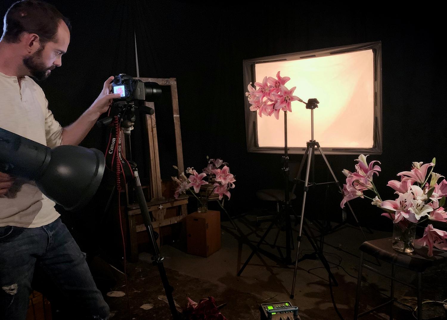 Lilium 6, 2019 Archival Ultrachrome print on Hahnemuhle Paper - Photograph by Ben Blick-Hodge