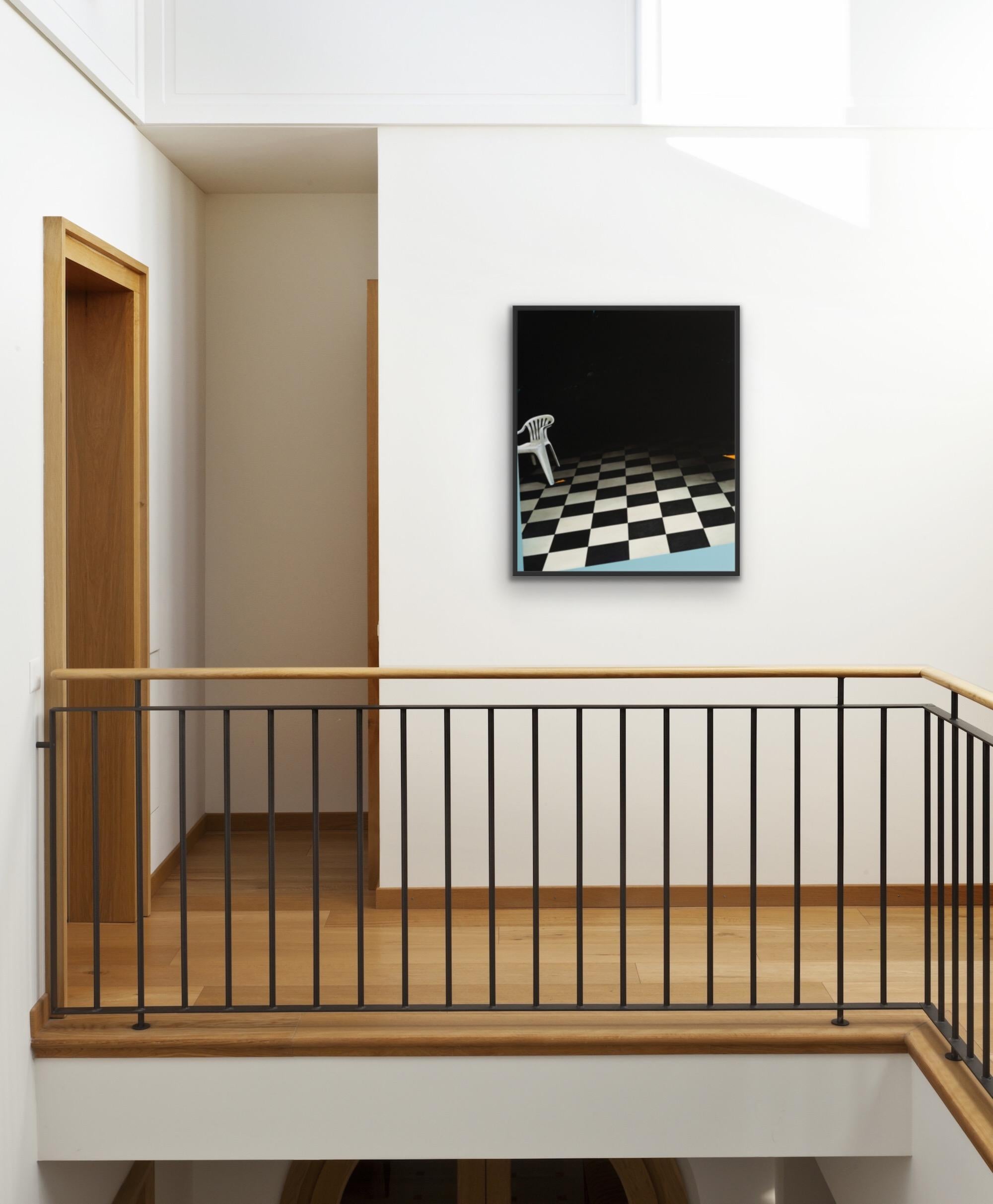 'Sitting Room', hyperrealistic contemporary painting, acrylic on linen - Contemporary Painting by Jarek Wocjik