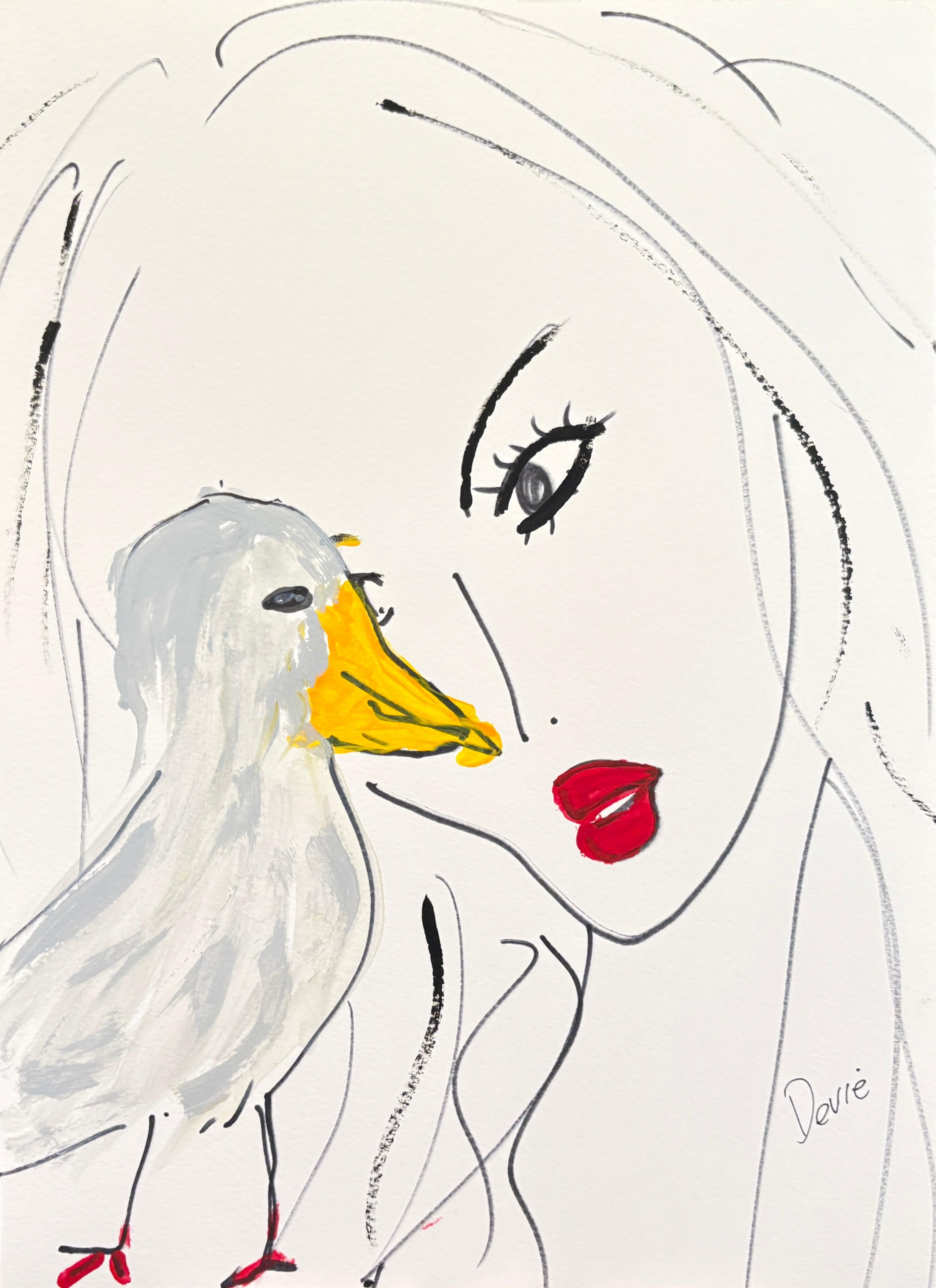 Arte moderno Dibujos y acuarelas de retratos