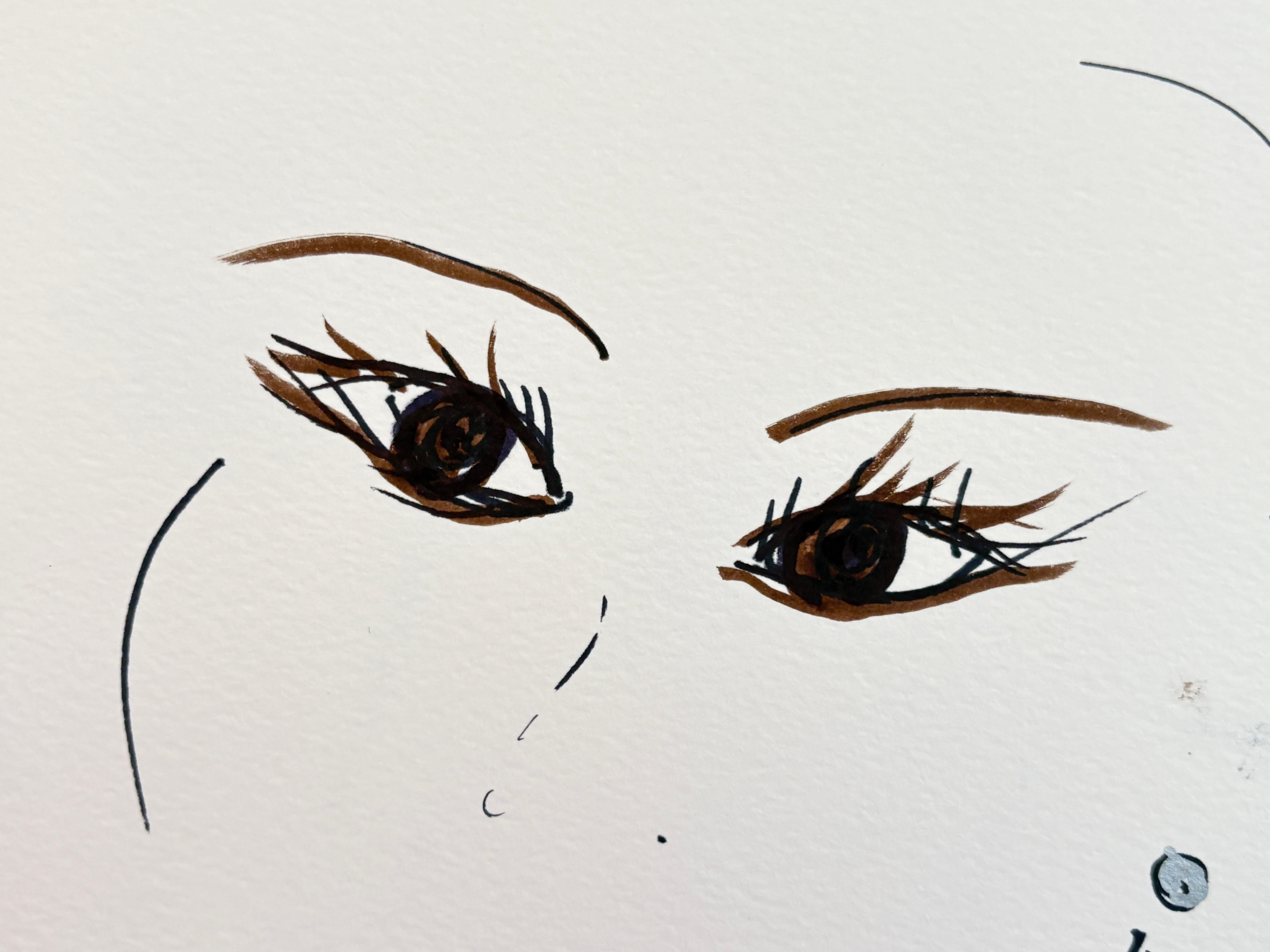 Ispirata dal mondo del teatro, Devie ha mantenuto il suo tratto di disegno unico. Le sue opere riflettono un mondo ultraterreno accessibile. Dipinge una storia da raccontare e a cui rispondere.

Il dipinto è accompagnato da un certificato di