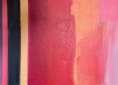 "Red Black And Pink " Acrylic on canvas