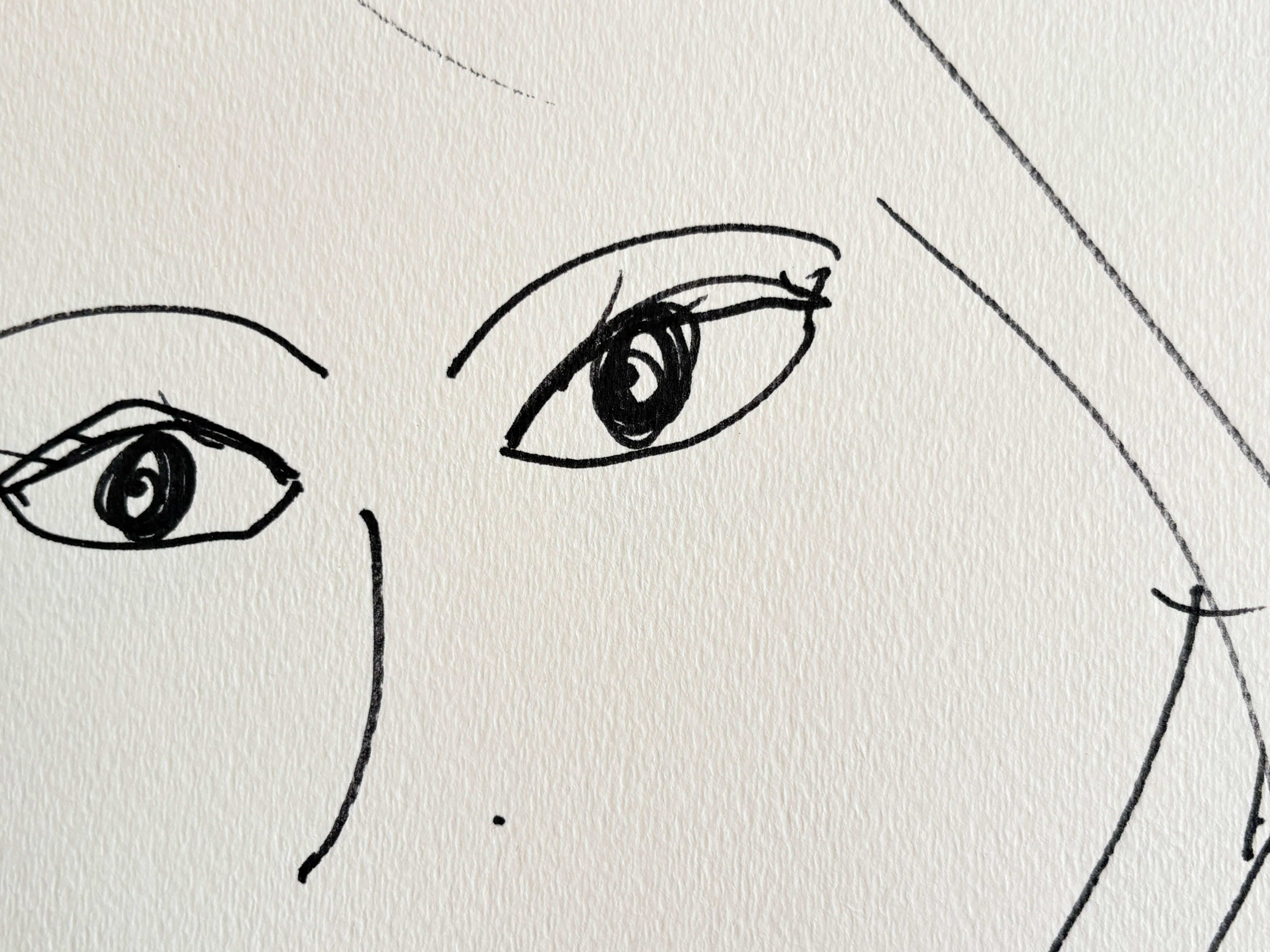 « The Lady With The Sparkling Eyes » (La femme aux yeux scintillants) de Devie en vente 2