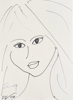 "La dama de los ojos centelleantes" por Devie