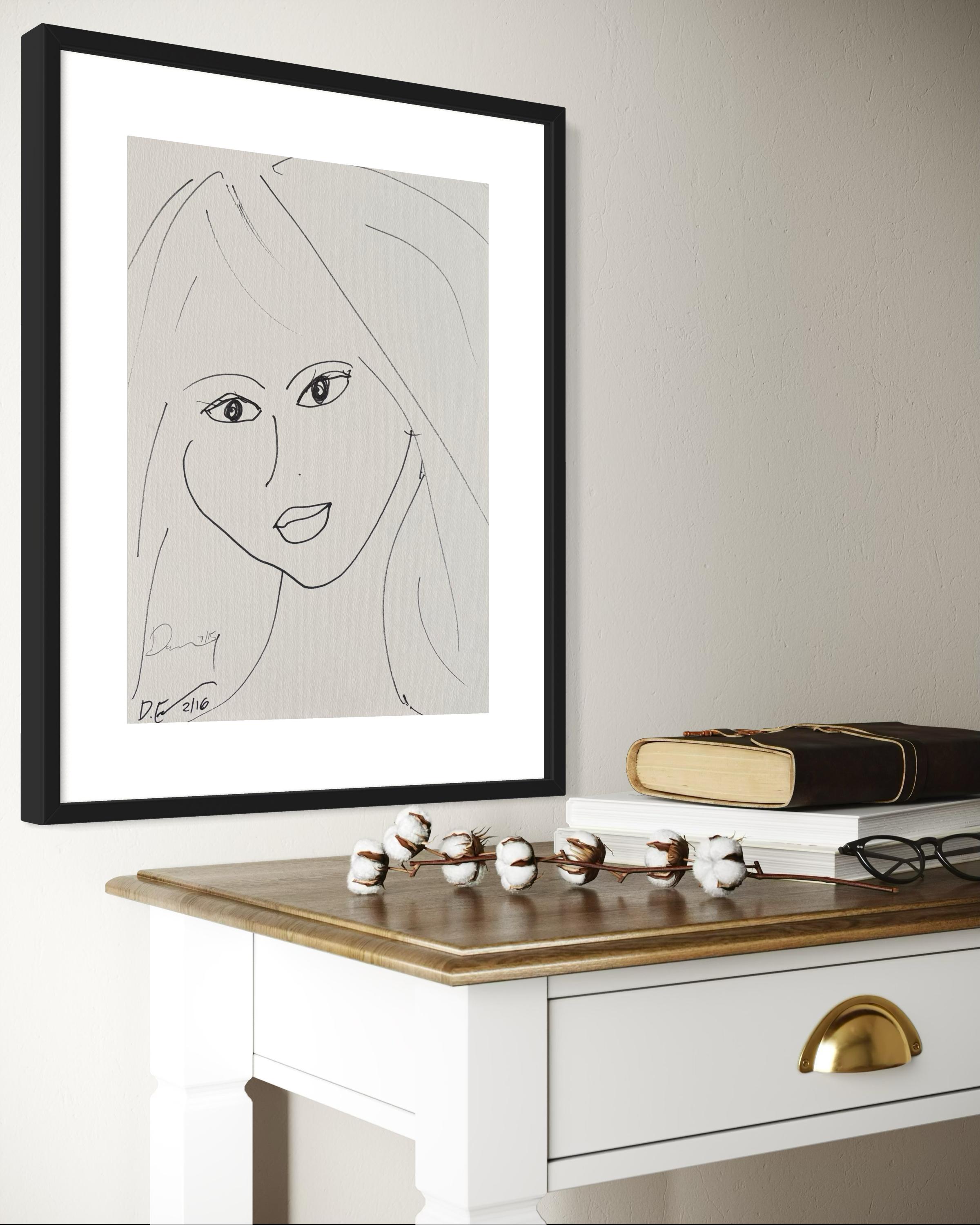 « The Lady With The Sparkling Eyes » (La femme aux yeux scintillants) de Devie en vente 5