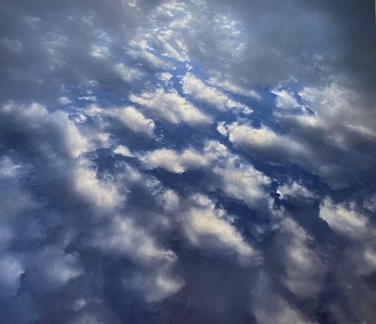 O Devan Landscape Photograph - "Cloudy sky" Photography on Canvas One of a Kind