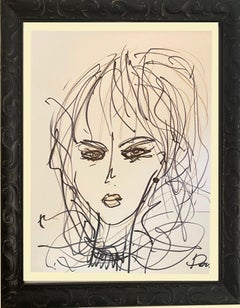 "Resolve" Ink On Paper 23"x19" Framed One of a kind