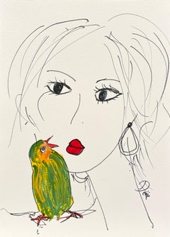 Portrait Drawings and Watercolors