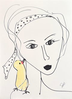 Porträtzeichnungen und - aquarelle