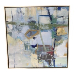 Signed Oil Painting in Floater Frame
