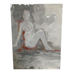 Nude Oil On Aluminum