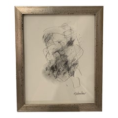 Framed Charcoal by Stephanie Wheeler 