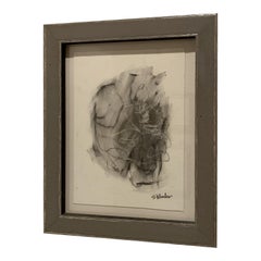 Grey Framed Charcoal