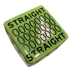 Straight , Ceramic Wall Sculpture