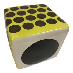 Contemporary Ceramic Wall Cube 