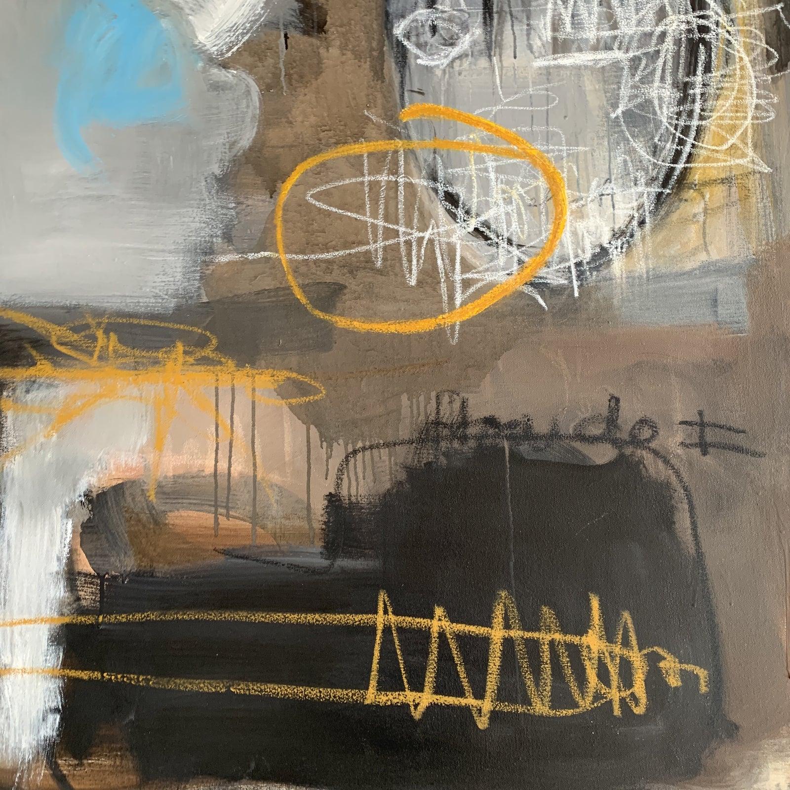 Mixed Media Signed Painting by Todd Alexander 
Wonderful Mix of Blues, Black, Yellow Hues 
Artist Biography


Todd Alexander is an Atlanta artist, armed with imagery, technique, talent and emotion inspired by all walks of life.  Born into a family