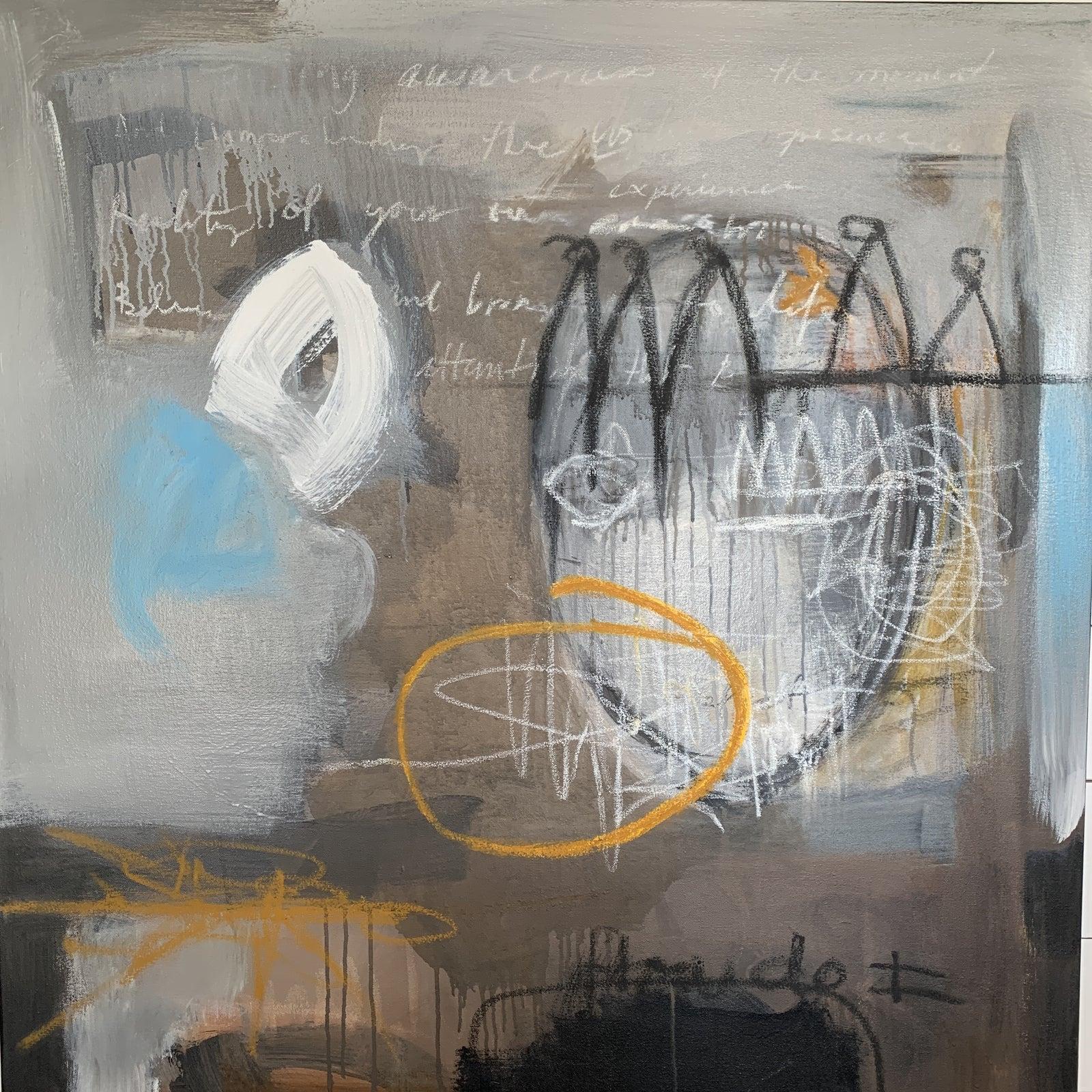 Mixed Media Painting For Sale 1