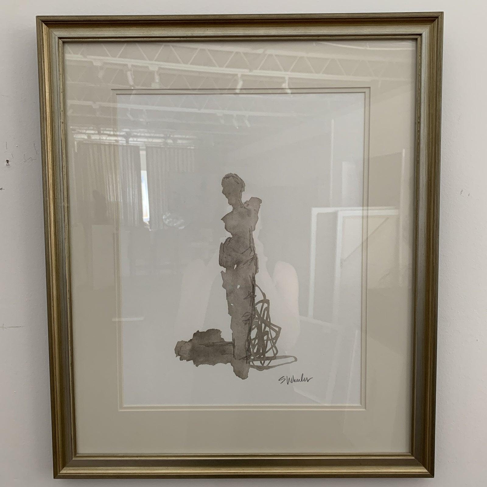 Aquarell-Akt von Stephanie Wheeler 2