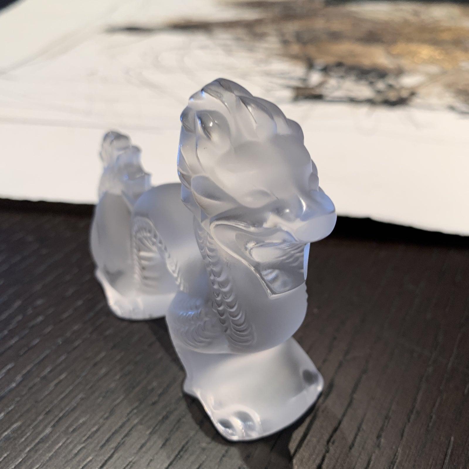 Lalique Glass Dragon Sculpture 2