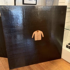 Encaustic Wax Layered 1996 Floating Jacket by Tony Hernandez