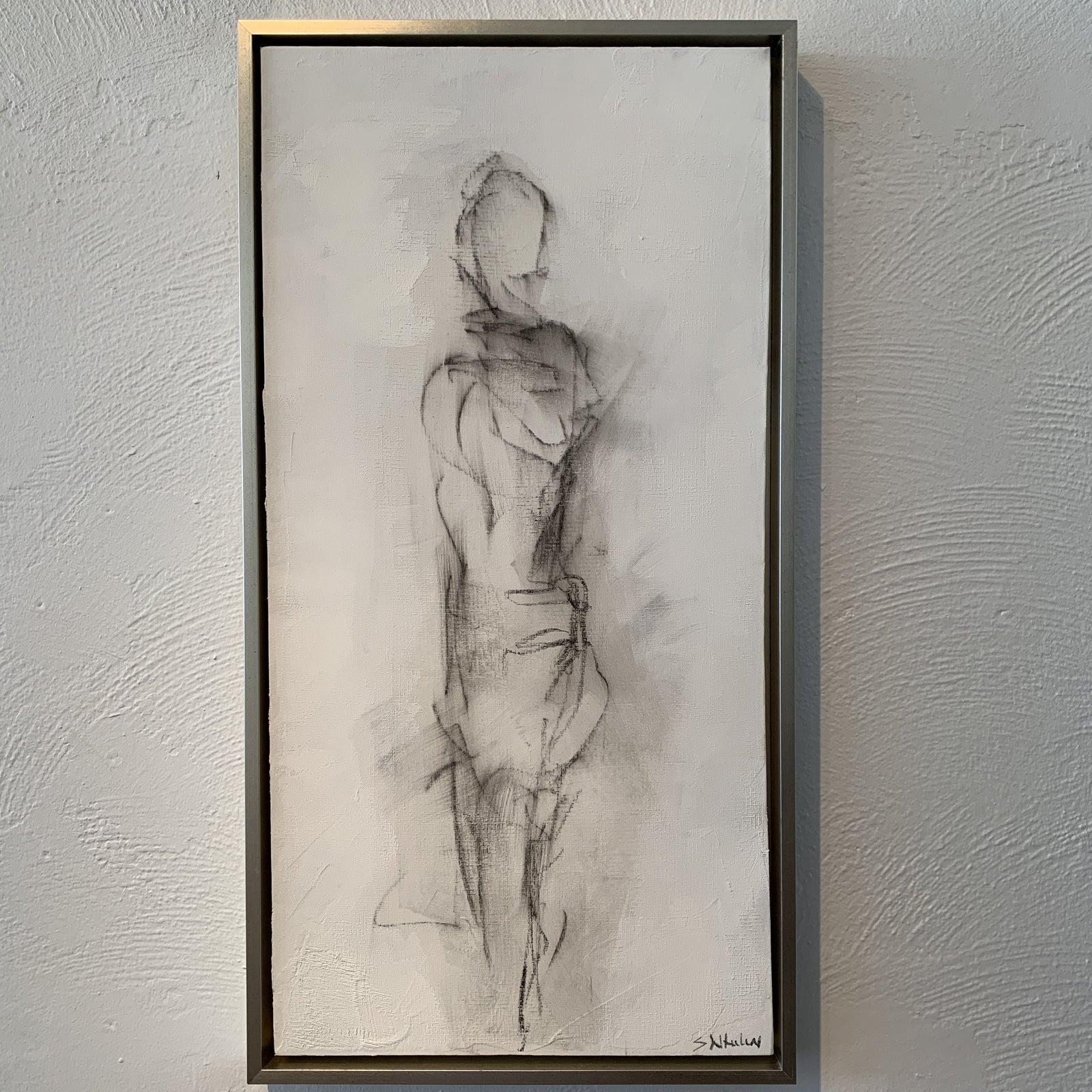 Framed Nude Painting on Canvas  9