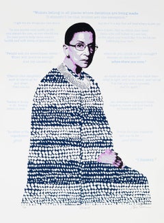 "Giant" Ruth Bader Ginsburg Silk Screen Print 