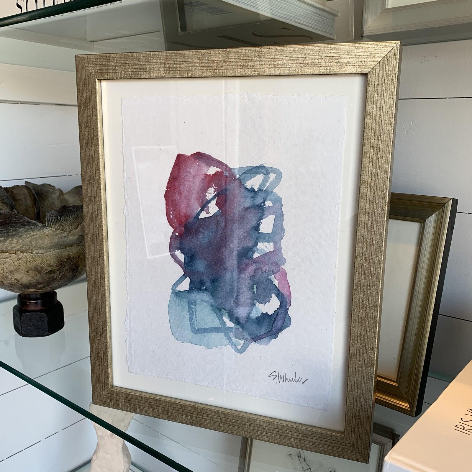 Watercolor Framed , S Wheeler  - Painting by Stephanie Wheeler