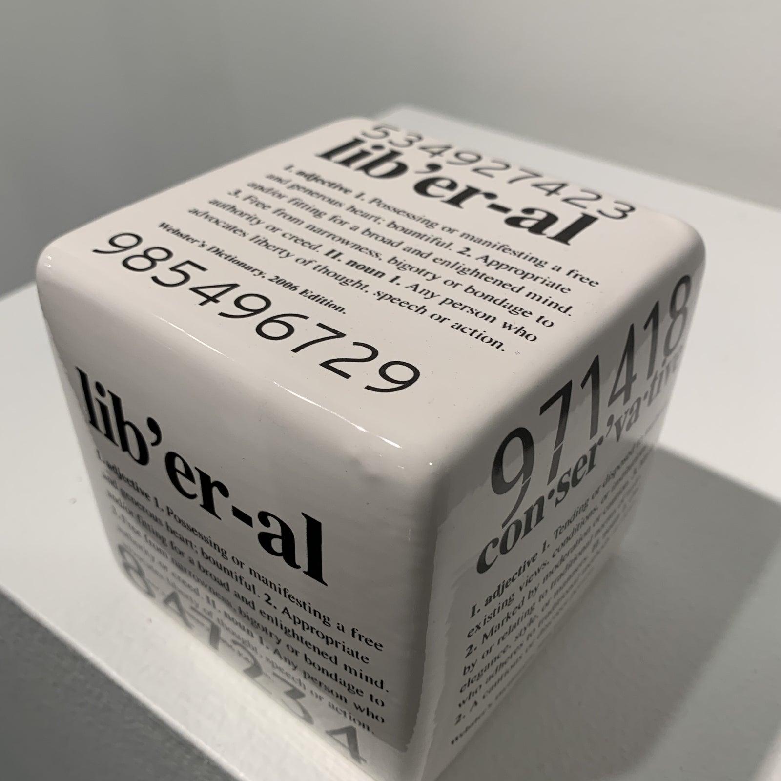 Contemporary Ceramic Wall Cube Sculpture 5