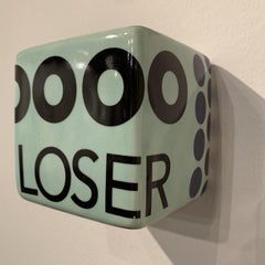 Contemporary Ceramic Cube Wall Sculpture by Kaiser Suidan