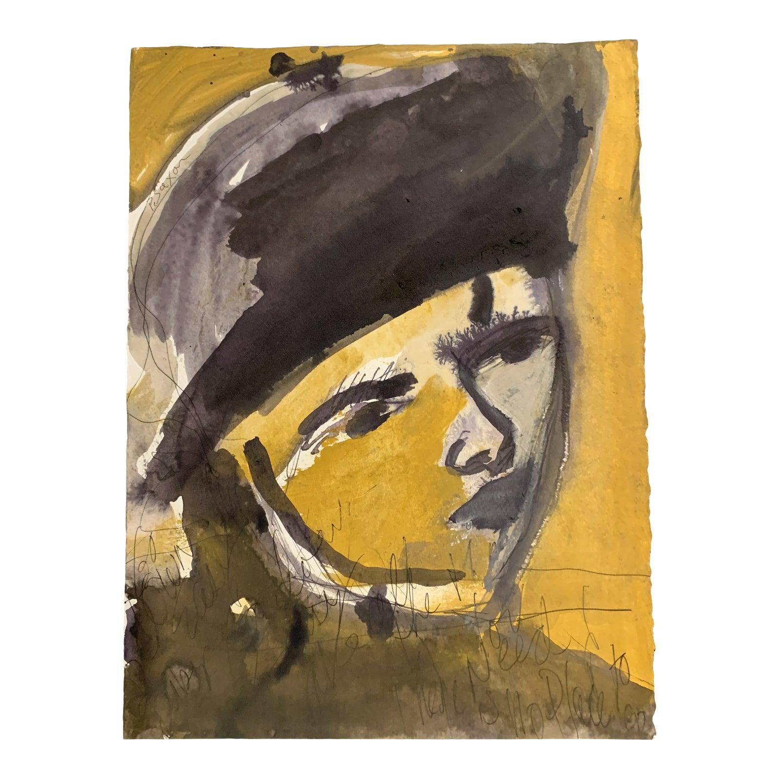 Boy with Cap - Painting by Phil Saxon 