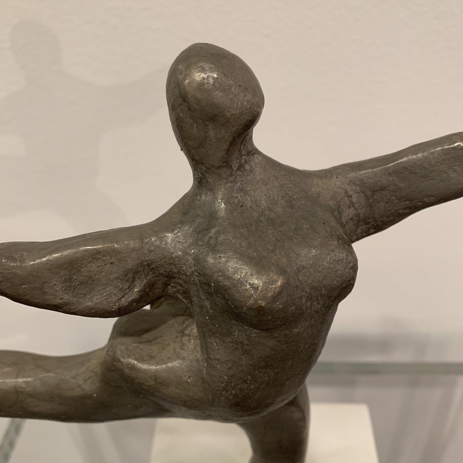 falling woman sculpture