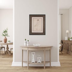 Disegno originale "Jeune Femme Assise" di Paul Cesar Helleu, 1910 ca.