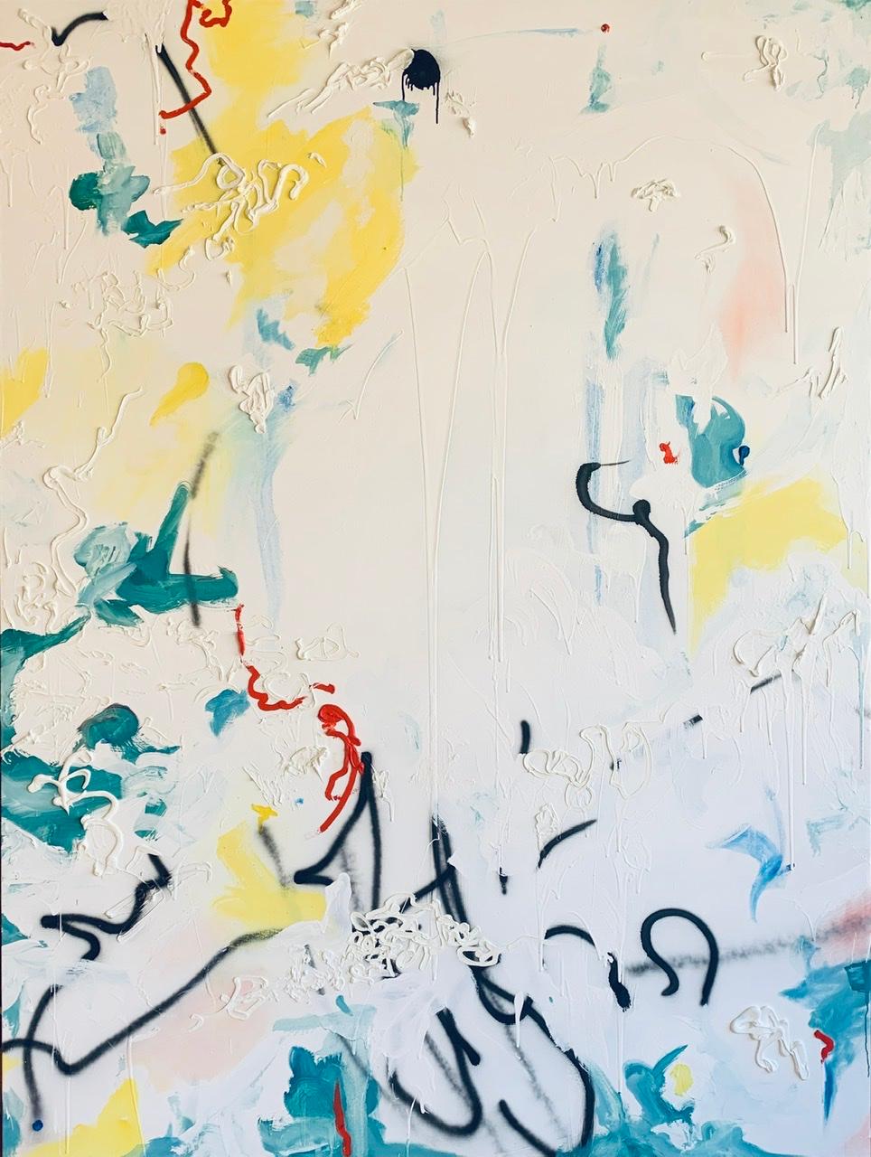 Doug Kacena Abstract Painting - When I dreamed of a Way