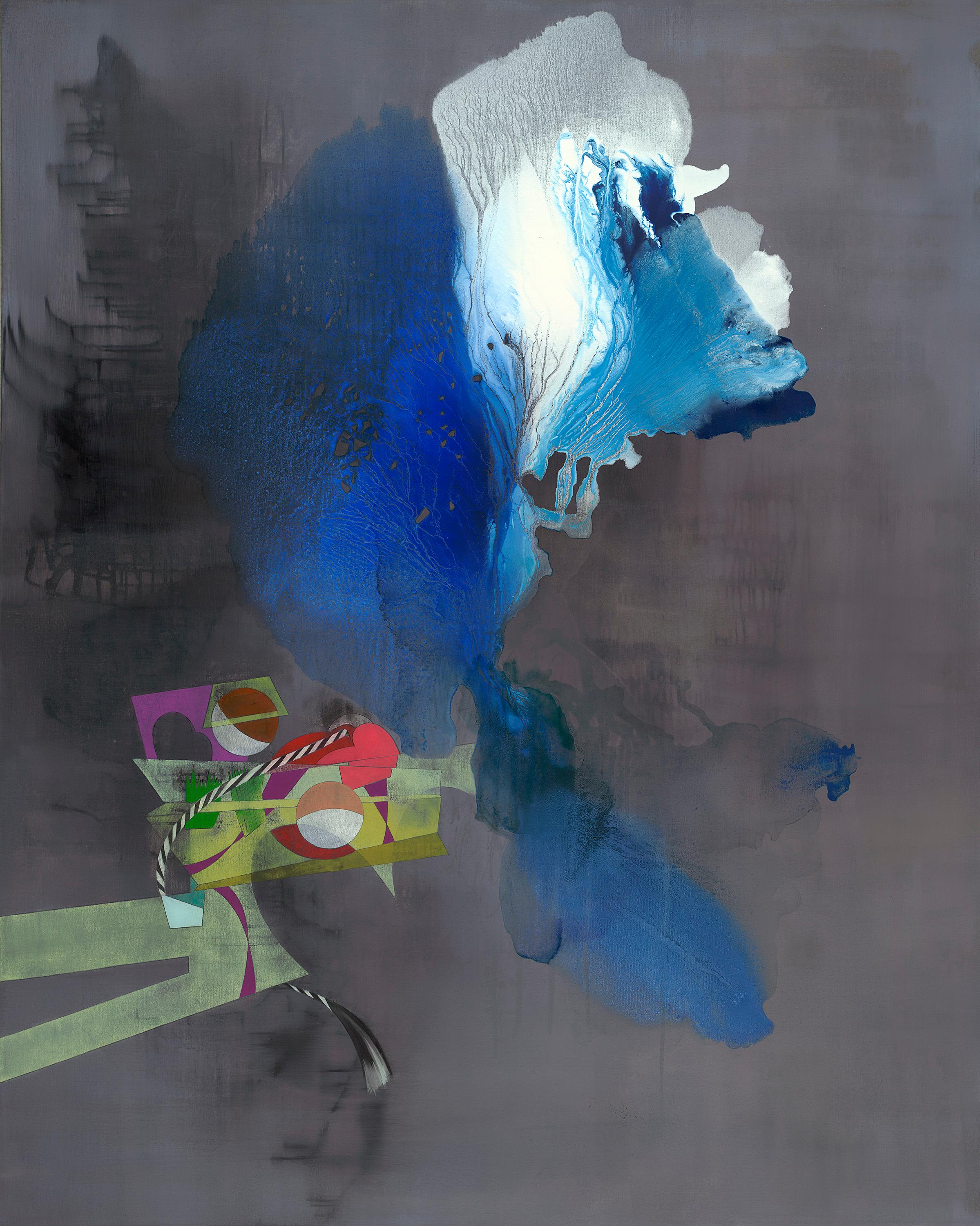 Kuzana Ogg Abstract Painting - Silicon