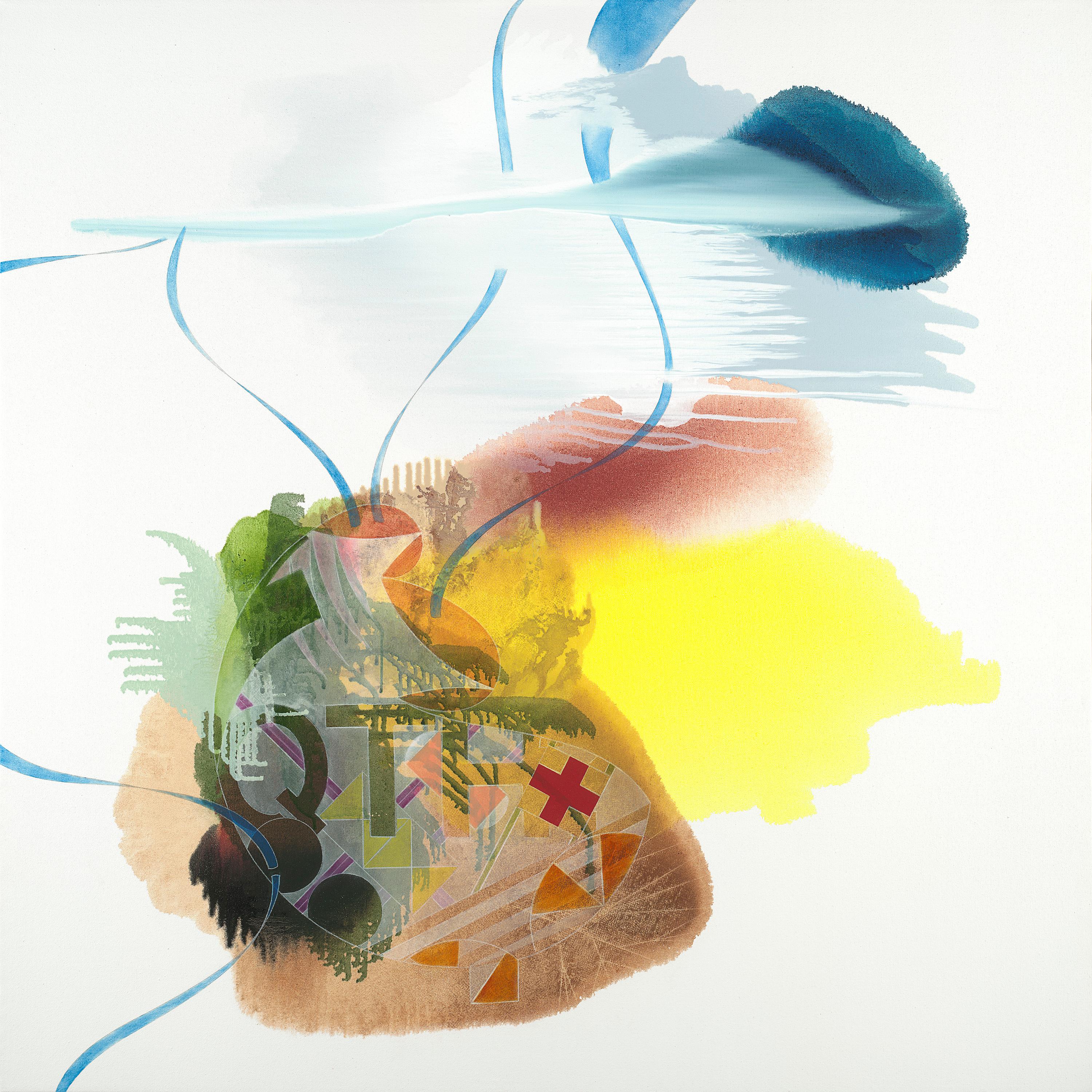 Kuzana Ogg Abstract Painting - Vibration Location