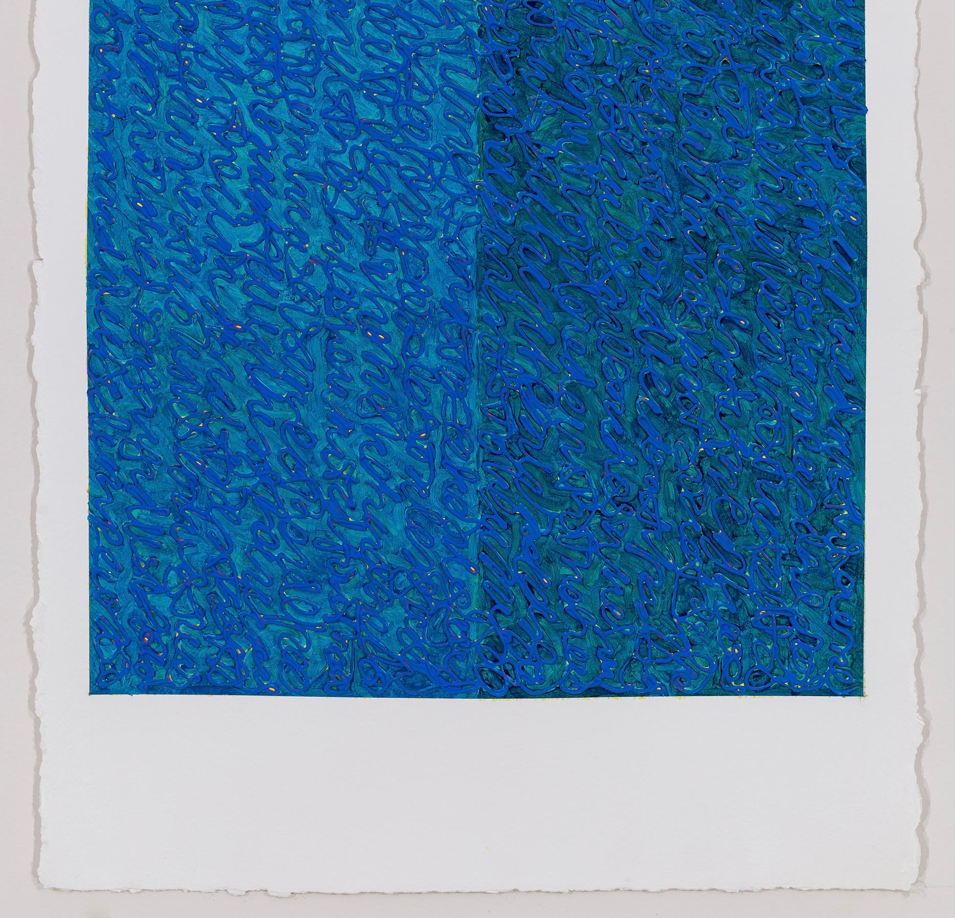 BleuBleuVert - Art de Louise P Sloane