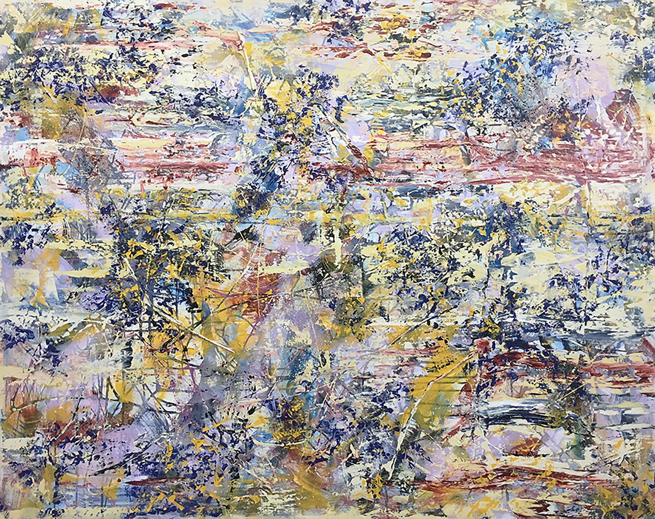 David Skillicorn Abstract Painting - Della Terra 16-2
