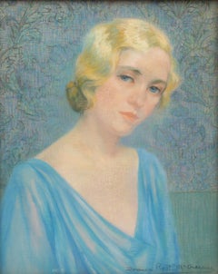 Art Deco Portrait of a Young Blonde