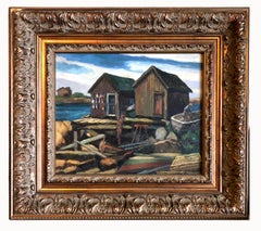 Fishing Shacks on Star Island, New Hampshire