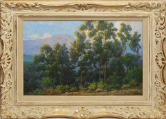 Impressionist View of Eucalyptus Trees in California by Cyrus Bates Currier