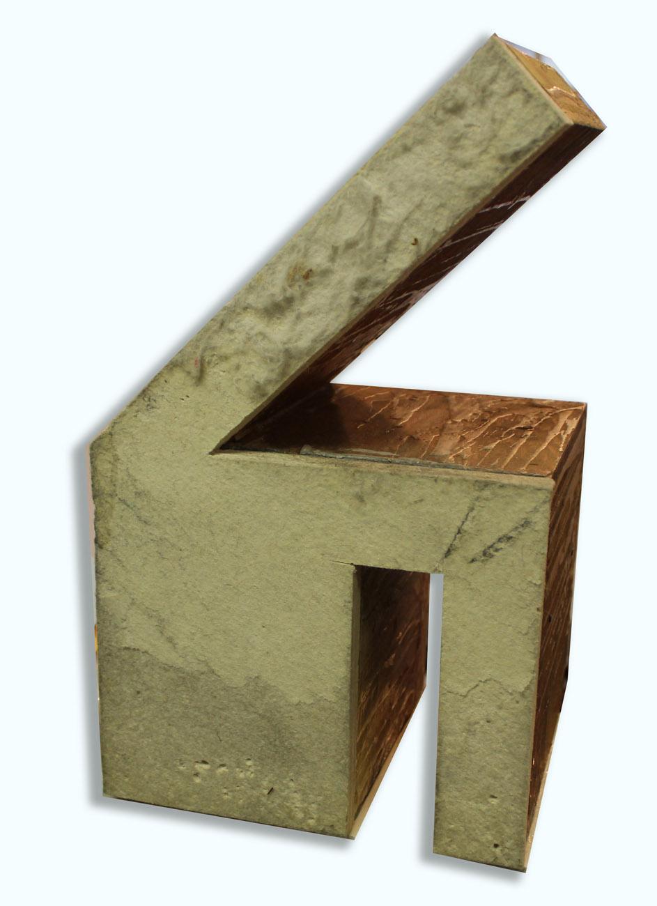 Dibujo y escultura minimalistas en técnica mixta Andrew Topolski Estadounidense 1982 en venta 1