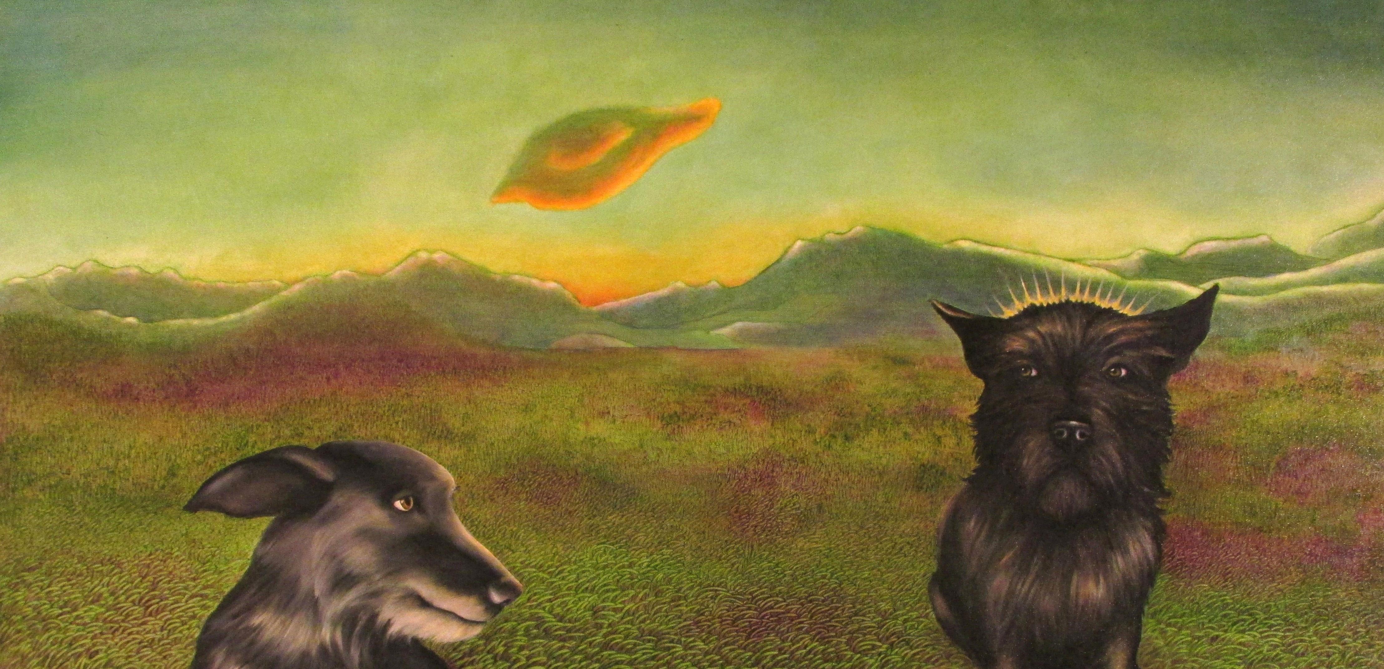 Une peinture originale à l'huile sur toile intitulée Patron Saint of the Scorned, créée en 2013 par l'artiste féminine contemporaine Jacqueline Welch.  

Jaqueline Welch est une peintre de l'ouest de l'État de New York qui s'intéresse à la