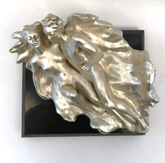 Important Silver Plated Bronze Nude Sculpture Frederick Hart Genesis Rare 20th