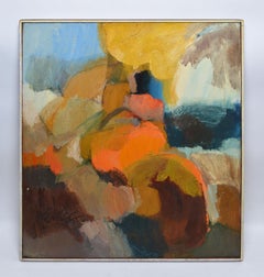 Amerikanisches abstraktes expressionistisches Ölgemälde im Vintage-Stil von Robert Kohls